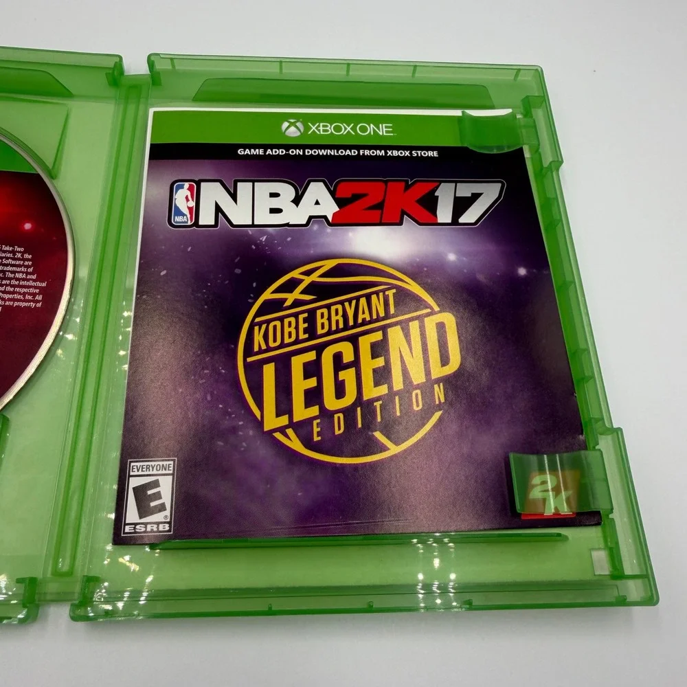 NBA 2K17 Legend Edition Kobe Bryant Xbox One Microsoft 2016 Sports Game Disc